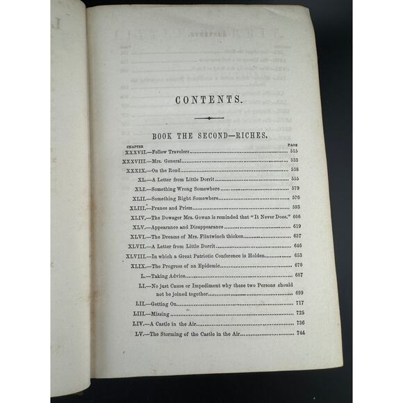 Charles Dickens "Little Dorrit - Volume II" - The Peterson's Duodecimo Edition - Picture 7 of 8